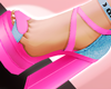Pink Trouble Heels
