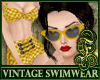 Vintage Swimwear Yellow