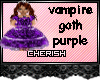kids vampire goth purple