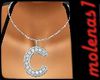 *M* Letter C Necklace