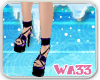 WA33 Purple Gothic Heels