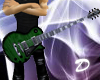 Green Flame Guitar