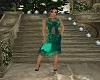 emerald jeweled dress