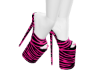 ð. Pink Zebra Heels