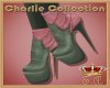 Charlie Pink/Green Boots