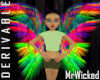 DER Neon Bfly Wings