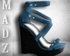 MZ! Blue rose set shoes
