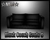 *MV* Black Couch Seats 9
