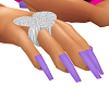 purple nails