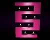 pink wall candles
