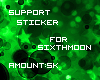 SM Support Sticker -5k-