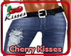{CK} Rip Flare Jeans