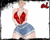 TJ red crop jean
