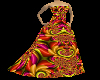 Colored long dress