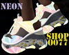 ʑNeon Wedges Daisy
