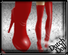 DD PVC Boots Red