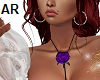 AR-Necklace Purple Rose