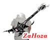 Hello Kitty Black guitar