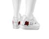 Shoe Rose/Redwhite
