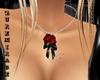 ^AZ^Red Rose Necklace