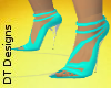 DT Designs Pumps Teal