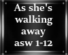 As she's walking away