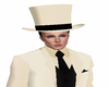 Cream Dress Hat