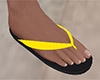 Yellow Flip Flops (M)