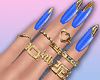 H* Blue Nails+Rings