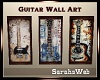 Triple Guitars Wall Art