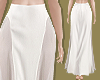 White Split Gordet Skirt