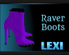 Raver Boots Purple