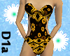 D1a Gold Daisy Swimsuit
