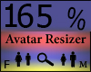 Any Avatar Size,165%