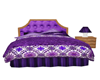Purple Double Bed