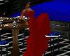 sensa red evening gown