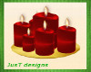 Red Table Candles