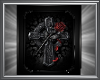 -A- Goth Cross w/Rose 