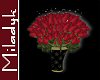 MLK Vase: Red Roses