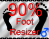 |M| Foot Resizer 90%