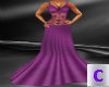 Silk Purple Heart Gown