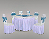 Wedding Guest Table Blue