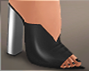 E* Black Mules Heels