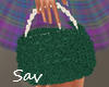 Fur Bag-Forrest Green