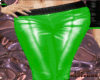 leather trousers green