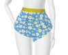 yellow daisy shorts