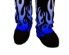 Black Flame Boots