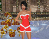 -1m- Red xmas dress