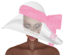 Petunias White/Pink Hat