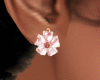 Earring beige Flower
